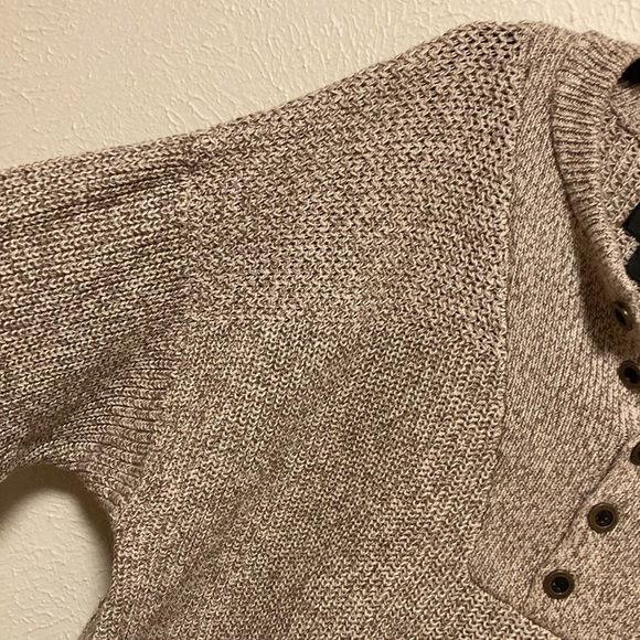 REDHEAD 1/4 Button Zip Henley Cotton Blend Pullover Fisherman Sweater Men’s L - Picture 7 of 16